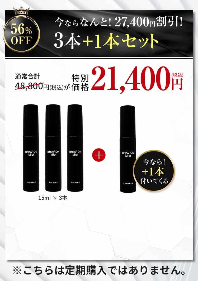 薬用消臭＆フェロモンミスト BRAVION Mist ブラビオンミスト 公式通販